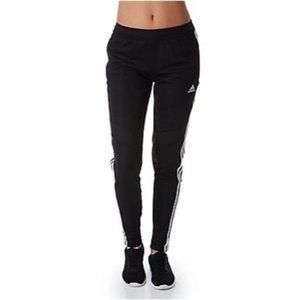 Adidas Womens Tiro 19 Training Pants Slim Fit Zip Ankle Elastic Waist Black XL